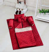 Seven Pieces Velvet Baby Set For Newborn BS-02